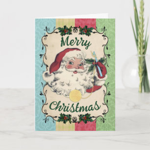 Santa-Häkelnadel Weihnachtsgeschenk handmade Feiertagskarte