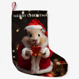 Santa Hamster Weihnachts-Strumpf Kleiner Weihnachtsstrumpf