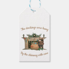 Santa Hangs Strumpfs Weihnachtsgeschenke Tags Geschenkanhänger