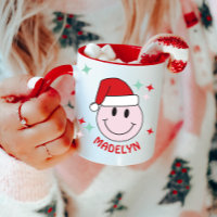 Santa Happy Face Personalisiert
