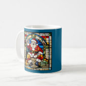 Santa Hartglas Kaffeetasse (Vorderseite Links)