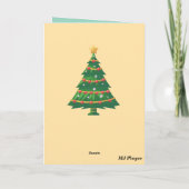 Santa Hartglas Karte (Rückseite)