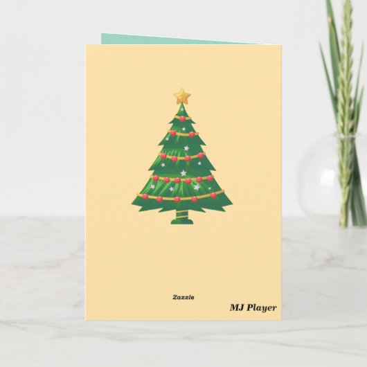 Santa Hartglas Karte (Rückseite)