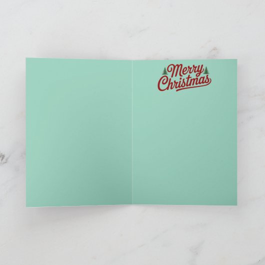 Santa Hartglas Karte (Innenseite)