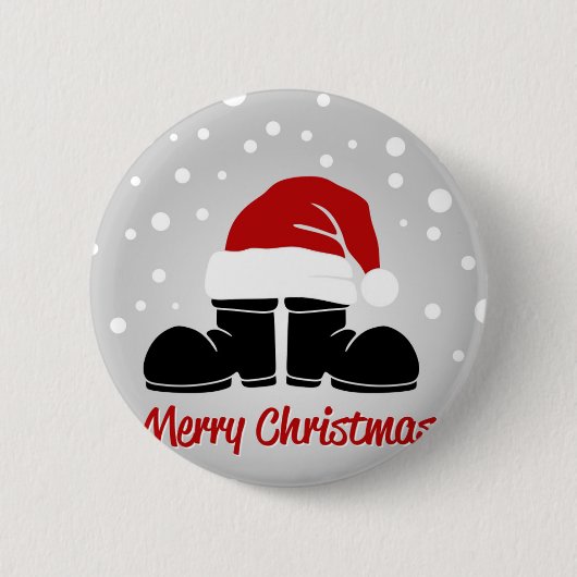 Santa hat and bootsb button (Vorderseite)