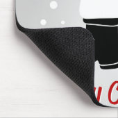 Santa hat and bootsb mousepad (Ecke)