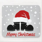 Santa hat and bootsb mousepad (Vorne)