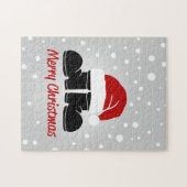 Santa hat and bootsb puzzle (Horizontal)