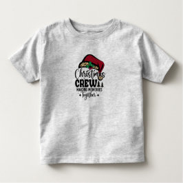Santa Hat Christmas Crew Matching Family Kleinkind T-shirt