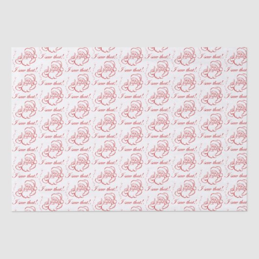 Santa hat das gesehen! seidenpapier (Vorderseite)