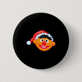 Santa Hat Ernie  Button