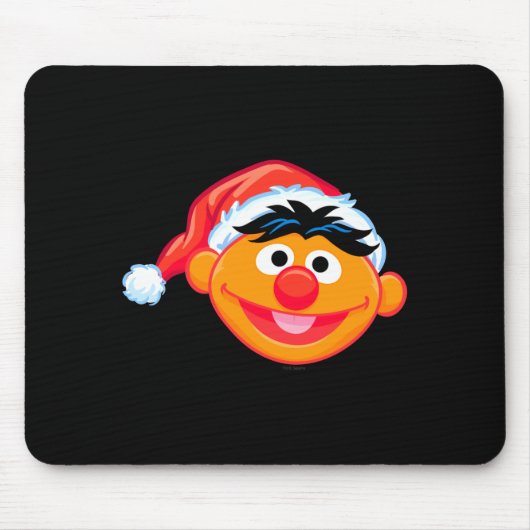 Santa Hat Ernie Mousepad (Vorne)