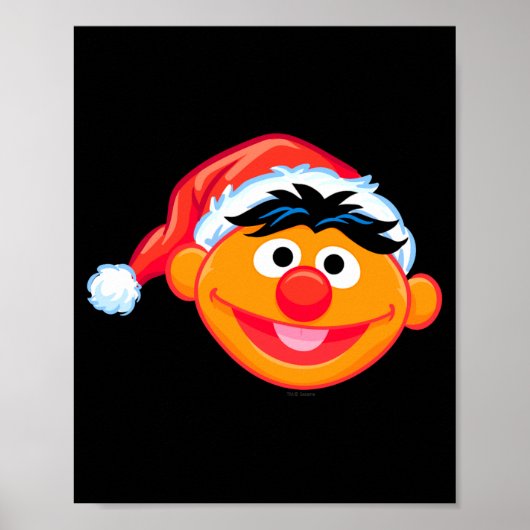 Santa Hat Ernie Poster (Vorne)