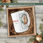 Santa Hat Pomeranian Watercolor Holiday Design Kaffeetasse