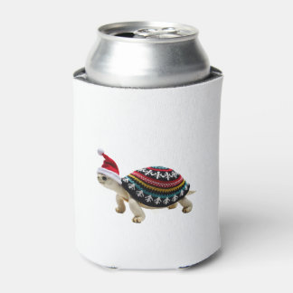 Santa Hat Tortoise - Vintage Sea Turtle Xmas Ugly  Dosenkühler