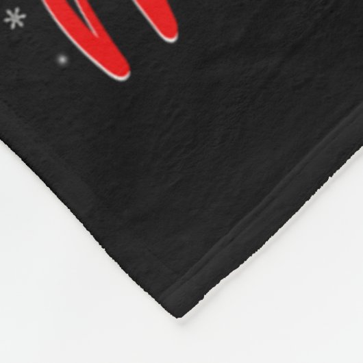 Santa Hat Ugly Xmas Funny Wolf Christmas Tree Fleecedecke (Ecke)