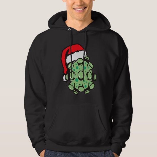 Santa Hat Virus Hoodie (Vorderseite)