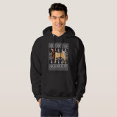 Santa Hat Xmas Akita Ugly Christmas Hoodie (Vorne ganz)