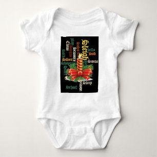 Santa Have a Nice Day und eine bessere Nacht.jpg Baby Strampler
