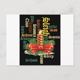 Santa Have a Nice Day und eine bessere Nacht.jpg Feiertagspostkarte