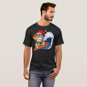 Santa Hawaiian SurfSummer Surf T-Shirt (Vorne ganz)