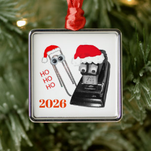 Santa-Heftgerät-Weihnachtsbaumanhänger Ornament Aus Metall
