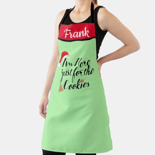 Santa hier nur für Cookies Personalisierte benutze Schürze (InSitu)