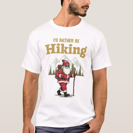 Santa Hiking T-Shirt (Vorderseite)