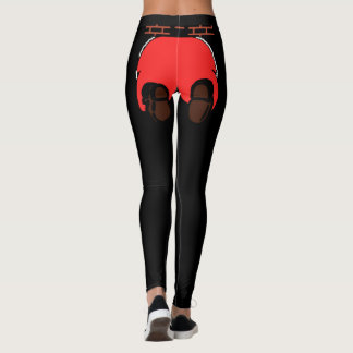 Santa Hintern Leggings Black