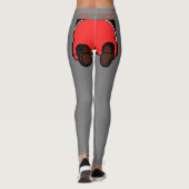 Santa Hintern Leggings Gray (Rückseite)