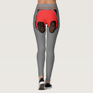 Santa Hintern Leggings Gray