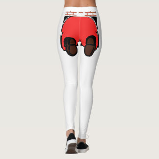 Santa Hintern Leggings White