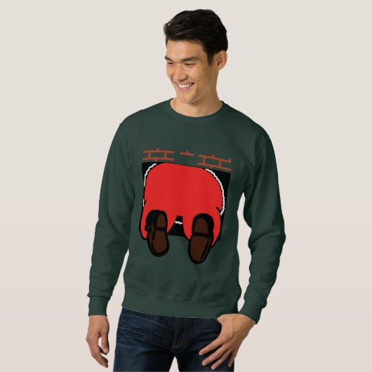 Santa Hintern Sweatshirt (Vorne ganz)