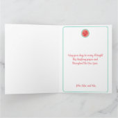 Santa Hipster Style Card Karte (Innenseite)