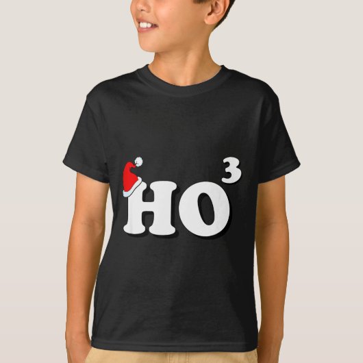 Santa Ho3 Ho Cubed Gift Women Men Teacher Funny Ch T-Shirt (Vorderseite)