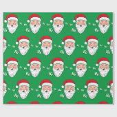 Santa (Ho, Ho, Ho) Geschenkpapier (Flach)