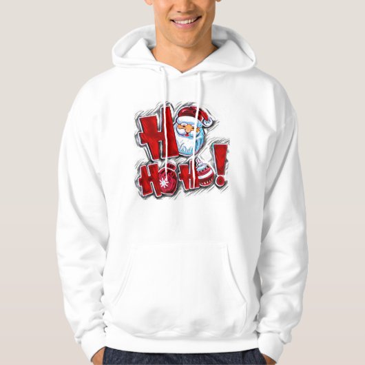 Santa ho ho ho hoodie (Vorderseite)