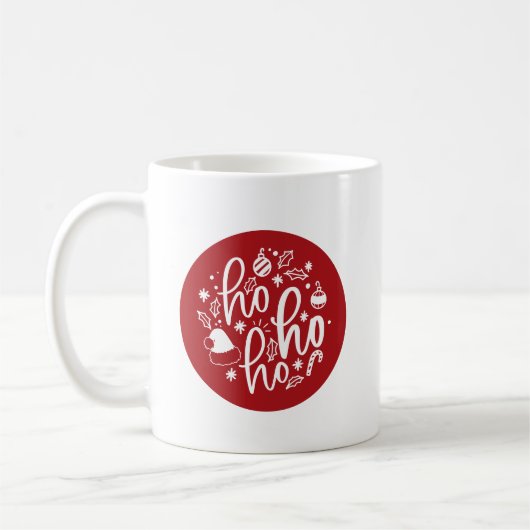Santa Ho Ho Ho Kaffeetasse (Links)