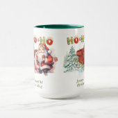 Santa Ho-Ho-Ho Personalisiert-Kaffee-Tasse Tasse (Zentrum)