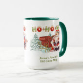 Santa Ho-Ho-Ho Personalisiert-Kaffee-Tasse Tasse (VorderseiteRechts)