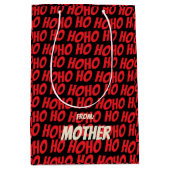 Santa Ho Ho Ho Red Mittlere Geschenktüte (Vorderseite)