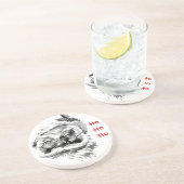 Santa Ho Ho Ho Untersetzer (Seite)