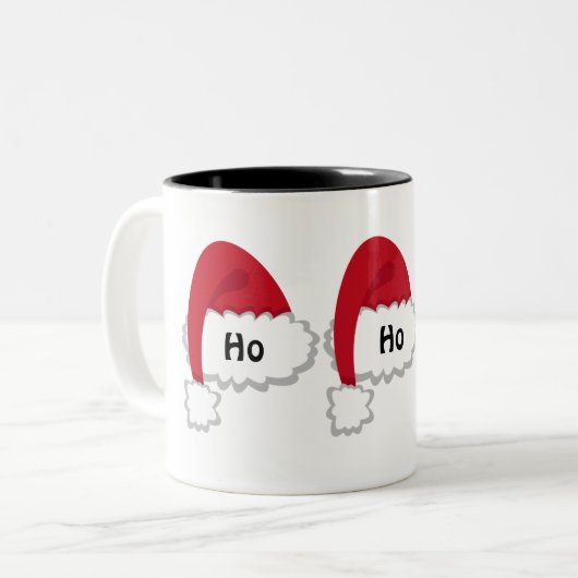 Santa Ho Ho Tasse #HolidayZ (Vorderseite Links)