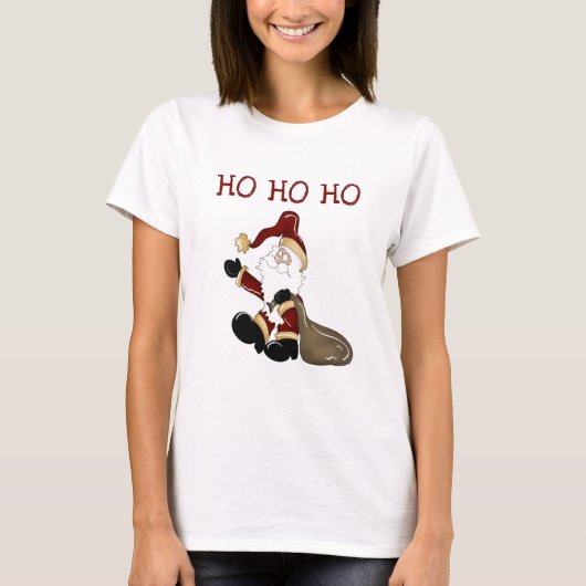 Santa HO HO Tshirts und Geschenke (Vorderseite)