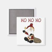 Santa HO HO Tshirts und Geschenke Magnet (Vorderseite/Rückseite)