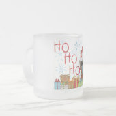 Santa Ho Ho Tshirts und Geschenke Mattglastasse (Vorderseite Links)