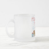 Santa Ho Ho Tshirts und Geschenke Mattglastasse (Links)