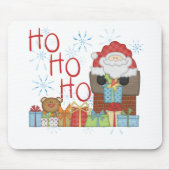 Santa Ho Ho Tshirts und Geschenke Mousepad (Vorne)