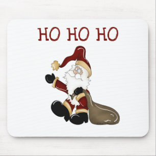 Santa HO HO Tshirts und Geschenke Mousepad