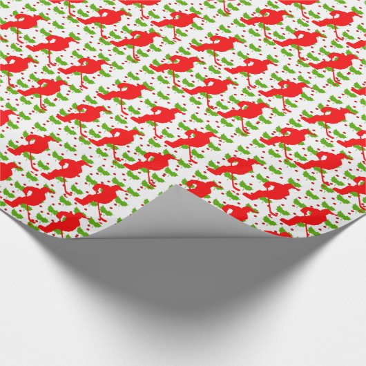 SANTA HOCKEY GESCHENKPAPIER (Ecke)